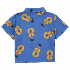 Chemise Guitares Bébé | Bleu marine