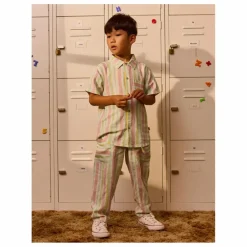 Chemise Holiday Lin | Vert amande