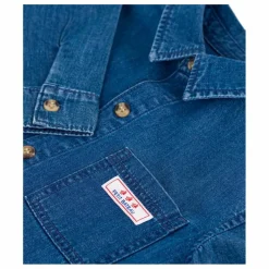 Chemise Jean Logo Coton Bio | Bleu jean