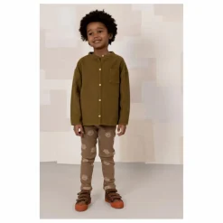 Chemise Jim Velours Côtelé Coton Bio | Vert kaki