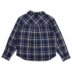 Chemise John Carreaux Coton Bio | Bleu marine