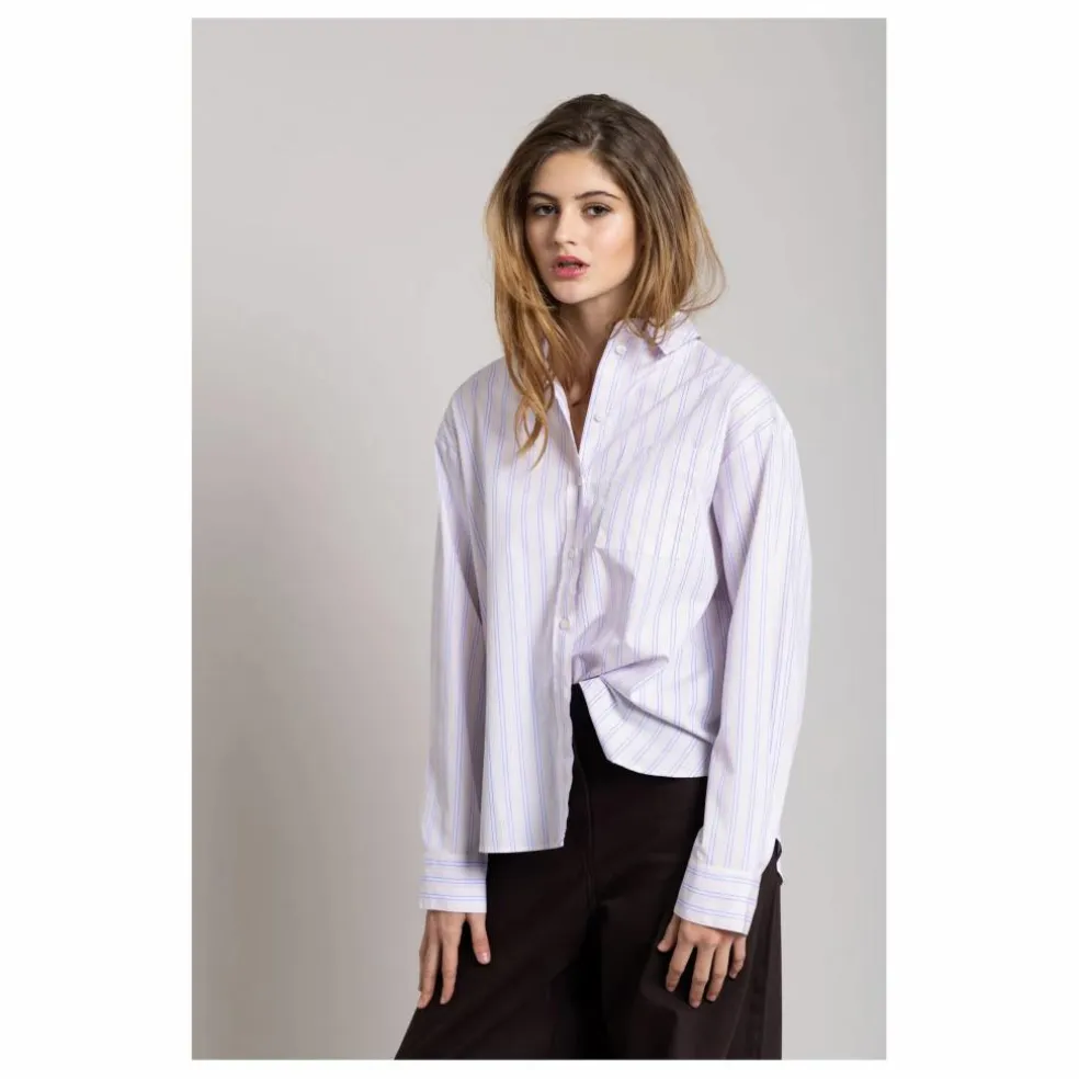 Chemise Kanel Rayée | Lilas