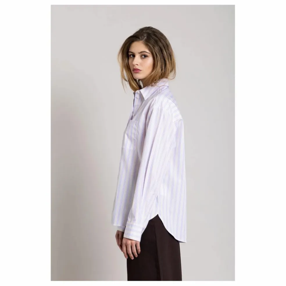 Chemise Kanel Rayée | Lilas