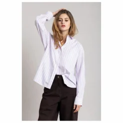 Chemise Kanel Rayée | Lilas