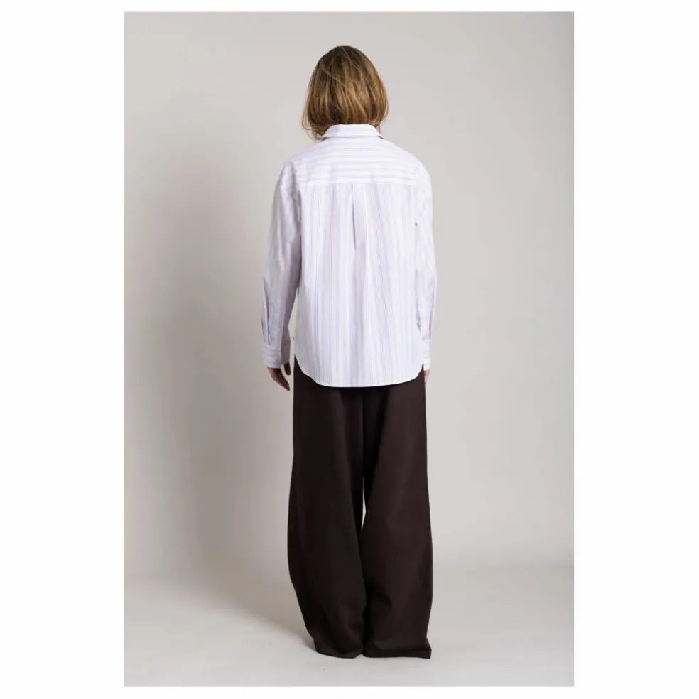 Chemise Kanel Rayée | Lilas