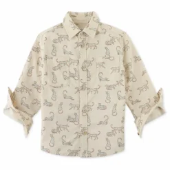 Chemise Léopard | Ecru