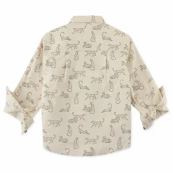 Chemise Léopard | Ecru