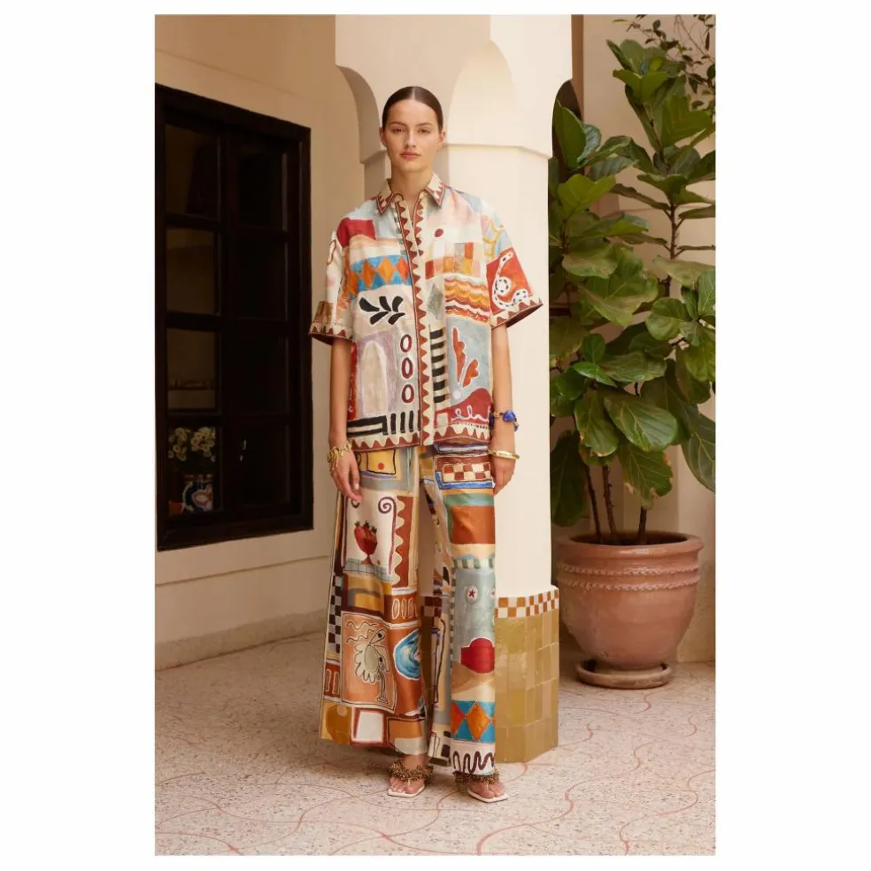 Chemise Manches Courtes Michelle Lin | Ecru
