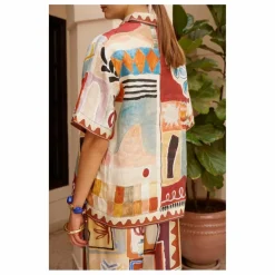 Chemise Manches Courtes Michelle Lin | Ecru