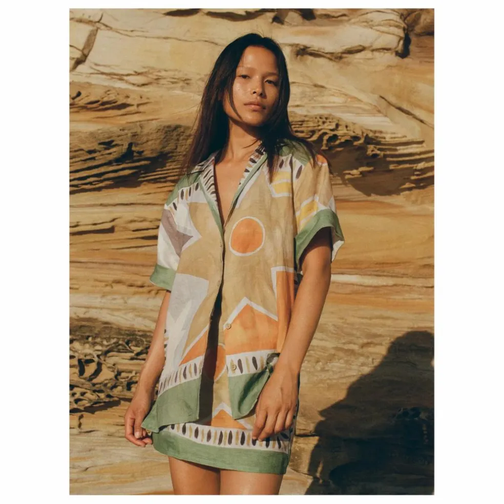 Chemise Margot Aster Lin | Vert d'eau