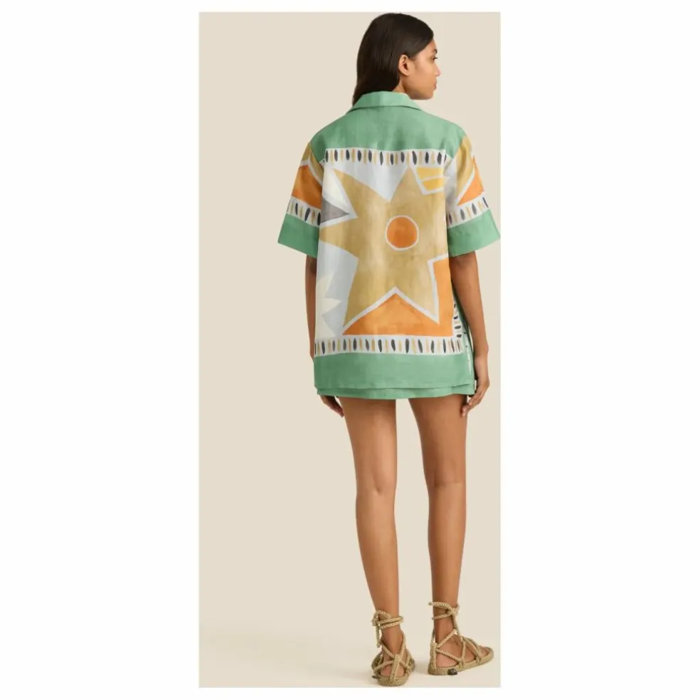 Chemise Margot Aster Lin | Vert d'eau