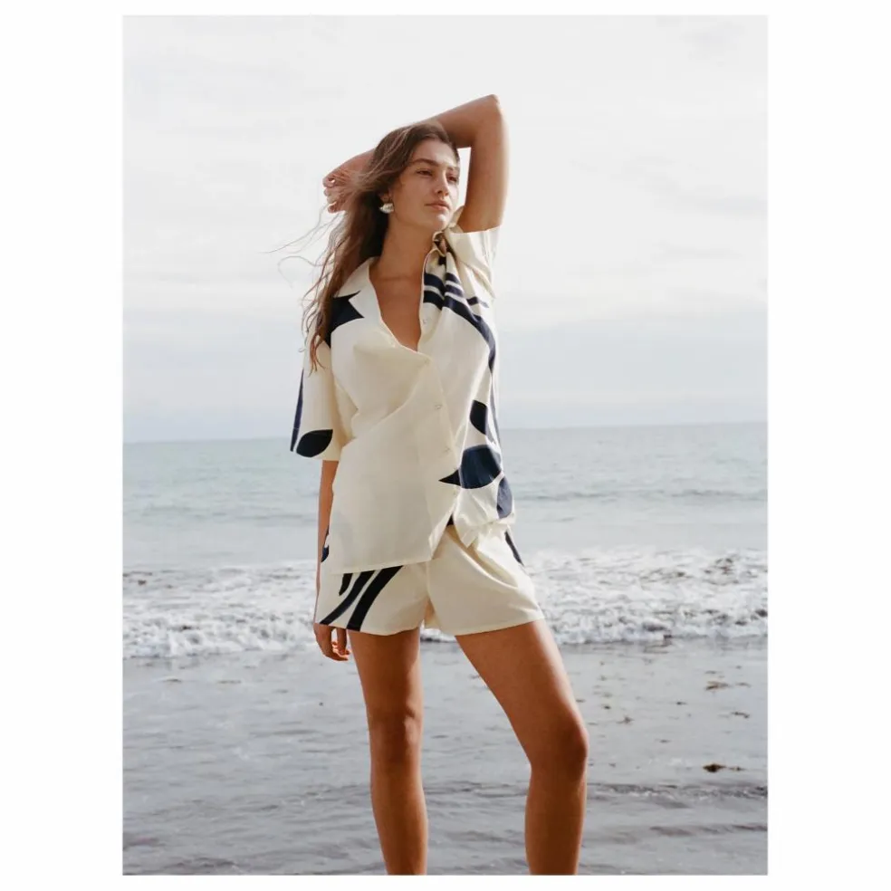 Chemise Margot Soie | Ecru