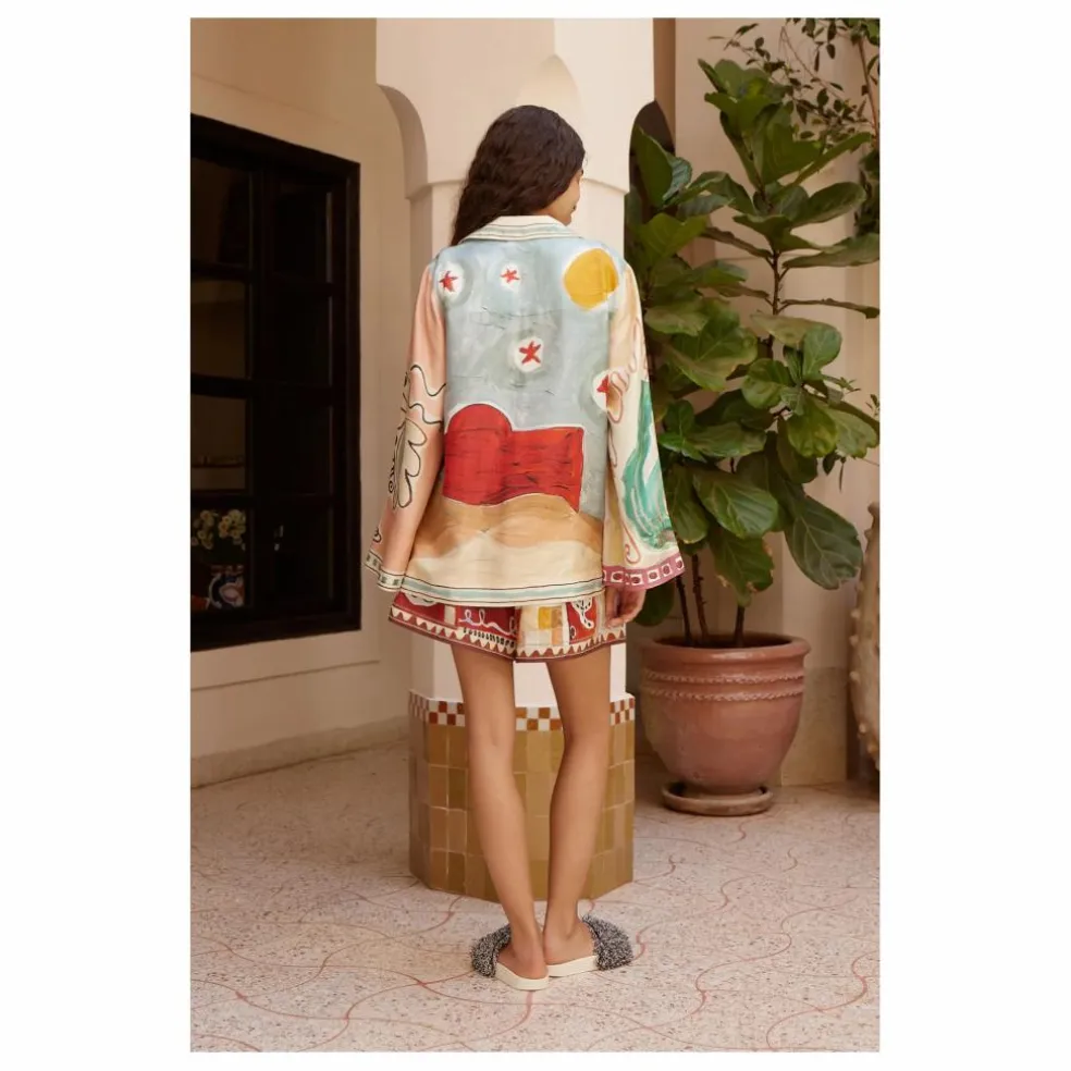 Chemise Michelle Soie | Bleu ciel
