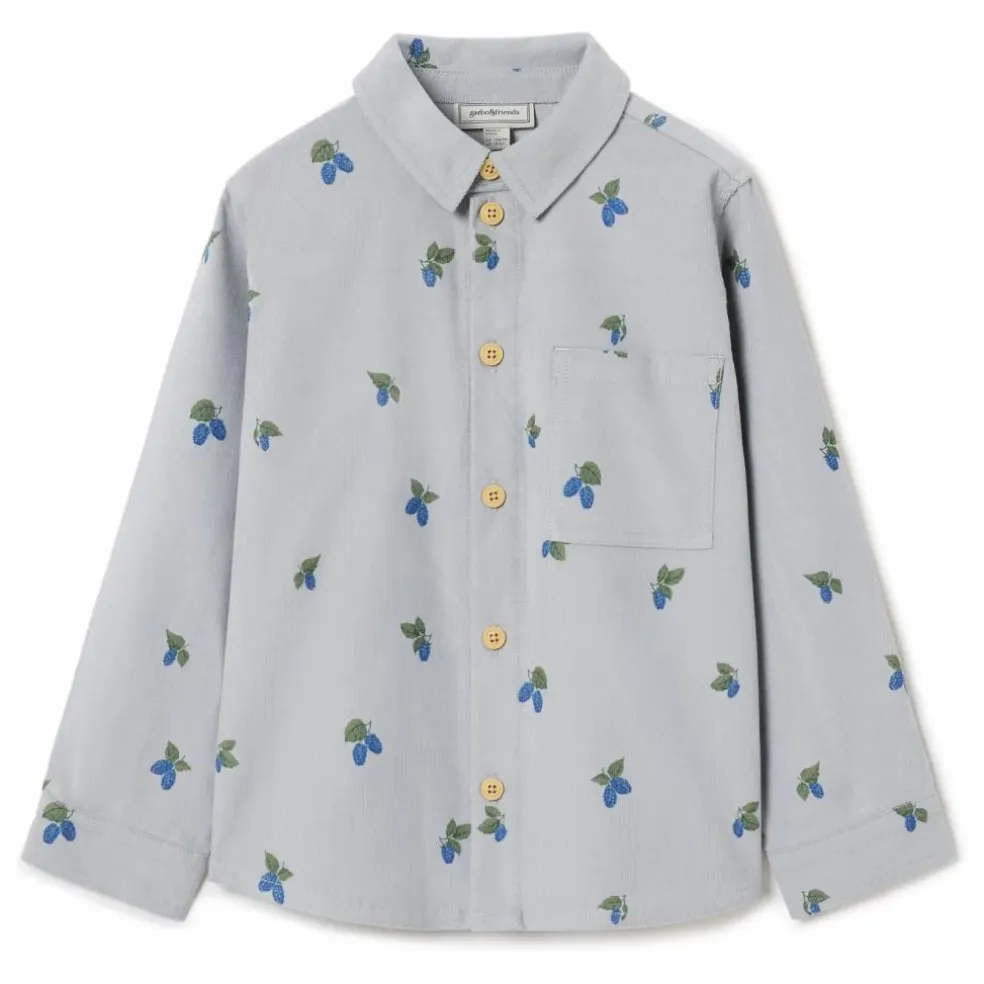 Chemise Mulberry Velours Côtelé | Bleu