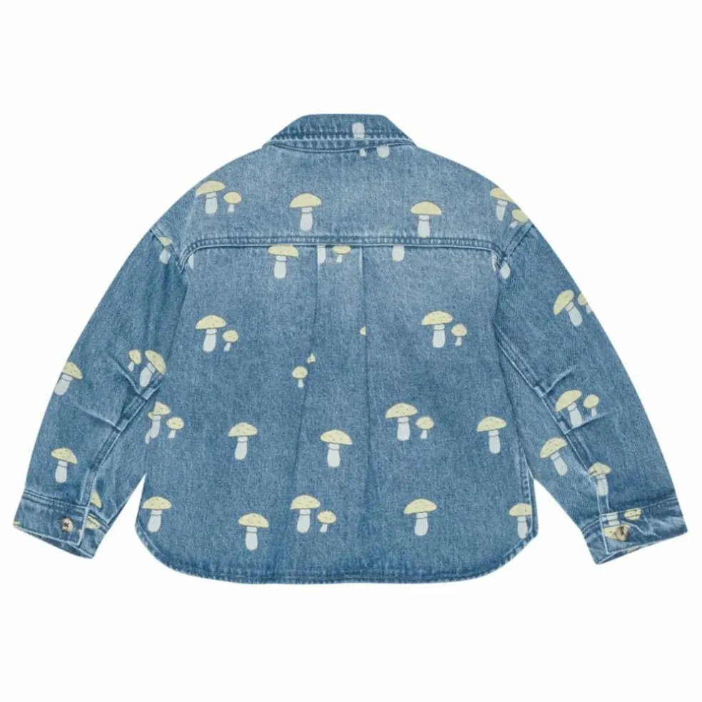 Chemise Nohr Champignons Coton Bio | Denim