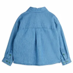 Chemise Notes Denim Coton Bio | Bleu