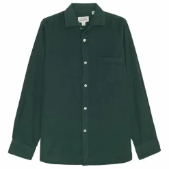 Chemise Paul Pat Velours Côtelé | Vert sapin