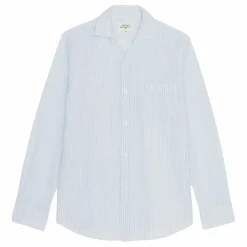 Chemise Paul Rayée | Bleu ciel