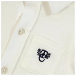 Chemise Poche Brodée | Nacre