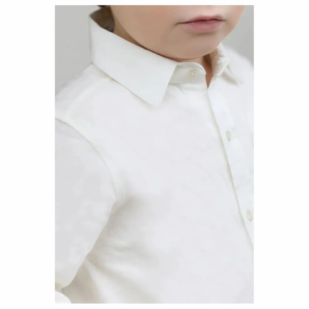 Chemise Poche Brodée | Nacre