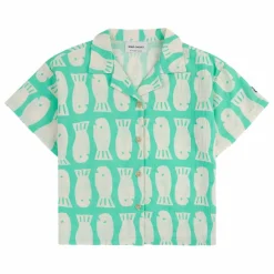 Chemise Poisson Voile de Coton Bio | Vert