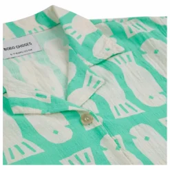 Chemise Poisson Voile de Coton Bio | Vert