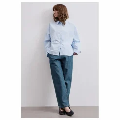 Chemise Popeline de Coton | Bleu ciel
