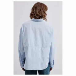 Chemise Popeline de Coton | Bleu ciel