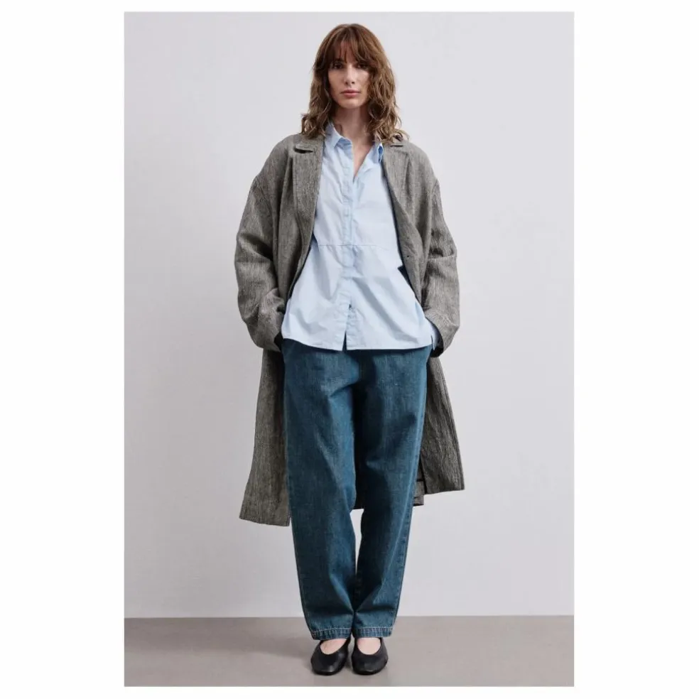 Chemise Popeline de Coton | Bleu ciel