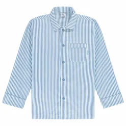 Chemise Pyjama Rayé | Bleu