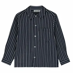 Chemise Rayée | Bleu marine
