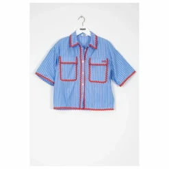 Chemise Rayures Bords Contrastés Suraya | Bleu