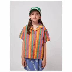 Chemise Rayures Coton Bio | Rouge