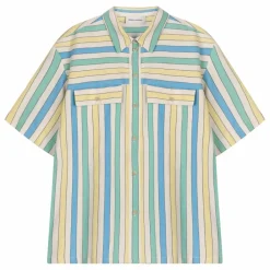 Chemise Rayures Coton Bio et Recyclé - Collection Femme | Bleu