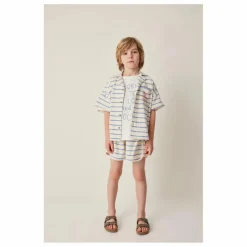 Chemise Rayures Eponge | Ecru