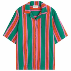 Chemise Rayures Eponge Coton Bio - Collection Femme | Vert