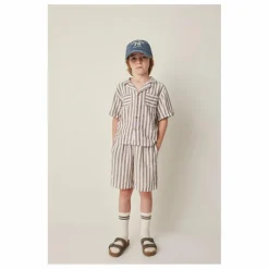 Chemise Rayures Lin | Marron