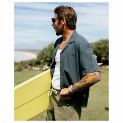 Chemise Relaxed Texturée | Vert