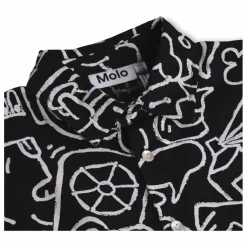 Chemise Richie Doodles Coton Bio | Noir