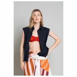Chemise Sans Manches Laura | Noir