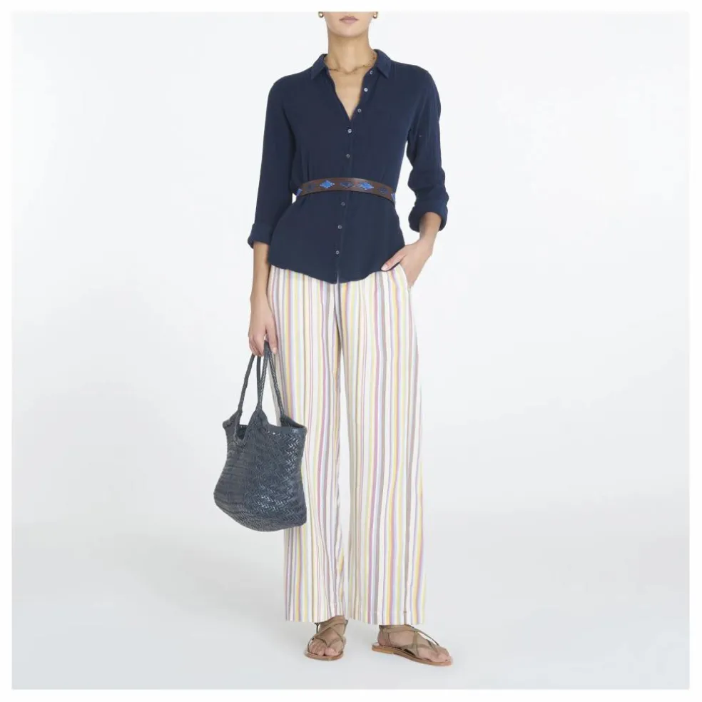 Chemise Scout Gaze de Coton | Bleu nuit