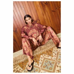 Chemise Seraphina Soie | Bordeaux