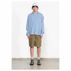 Chemise Snap | Bleu