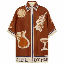 Chemise Soleil D'Amour Soie | Rouille