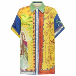 Chemise Surrealist Summer Lin | Jaune