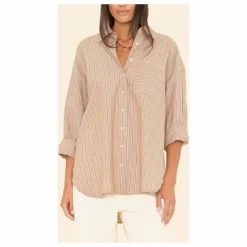 Chemise Sydney Rayée | Caramel