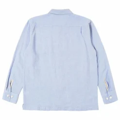 Chemise Utility Seersucker | Bleu ciel