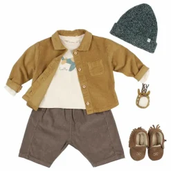 Chemise Velours Côtelé Coton Bio | Ocre