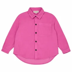 Chemise Velours Côtelé Coton Bio | Rose