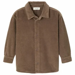 Chemise Velours Côtelé Padow Coton Bio | Marron